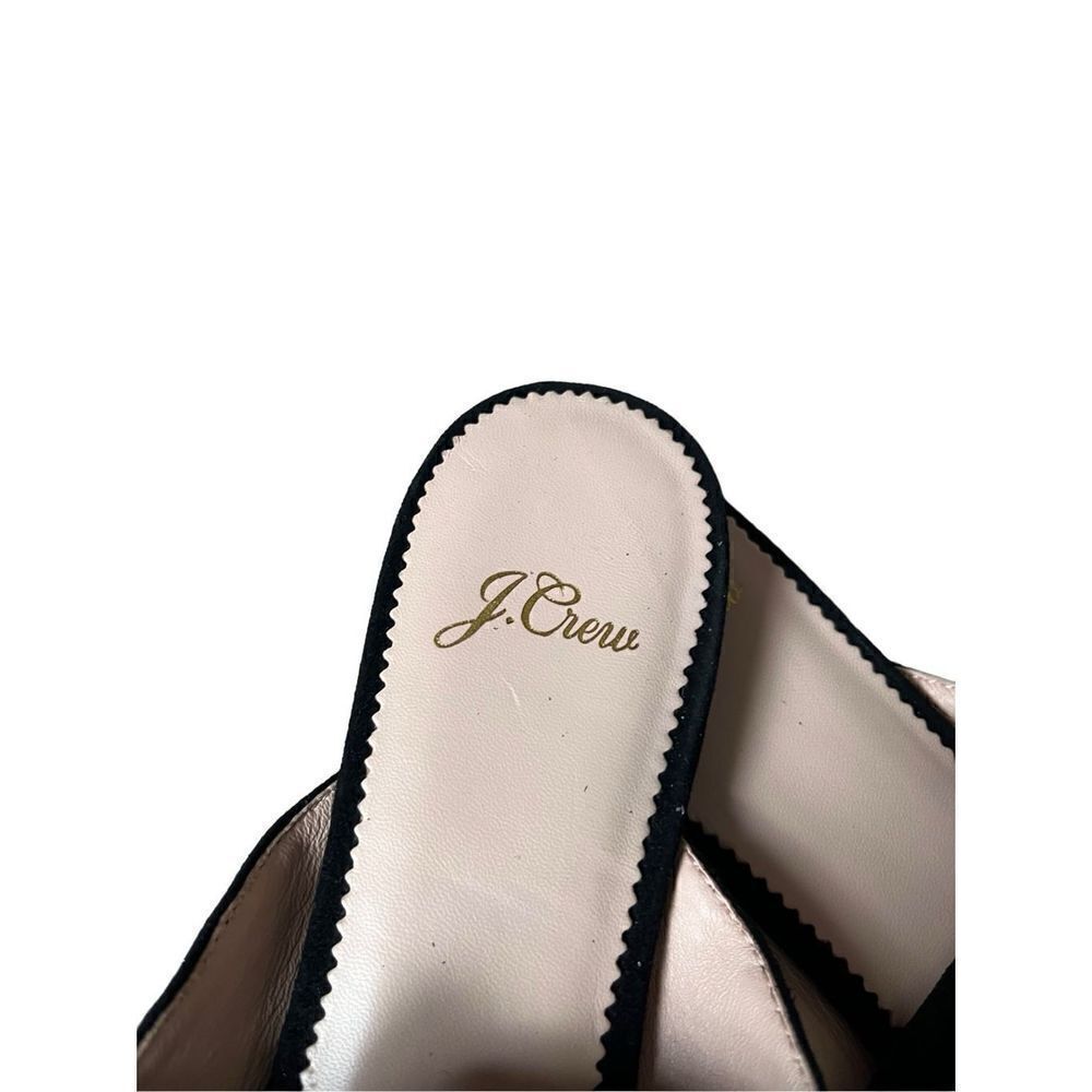 J. Crew Pointed-toe slides suede Black 7.5 - Picture 8 of 8